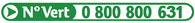 N vert : 0800 800 631